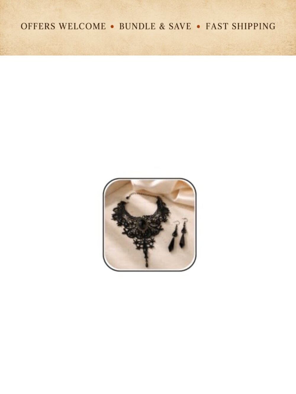 Gothic Black Choker Necklace Earring Set Bat Punk Halloween Costume Jewelry